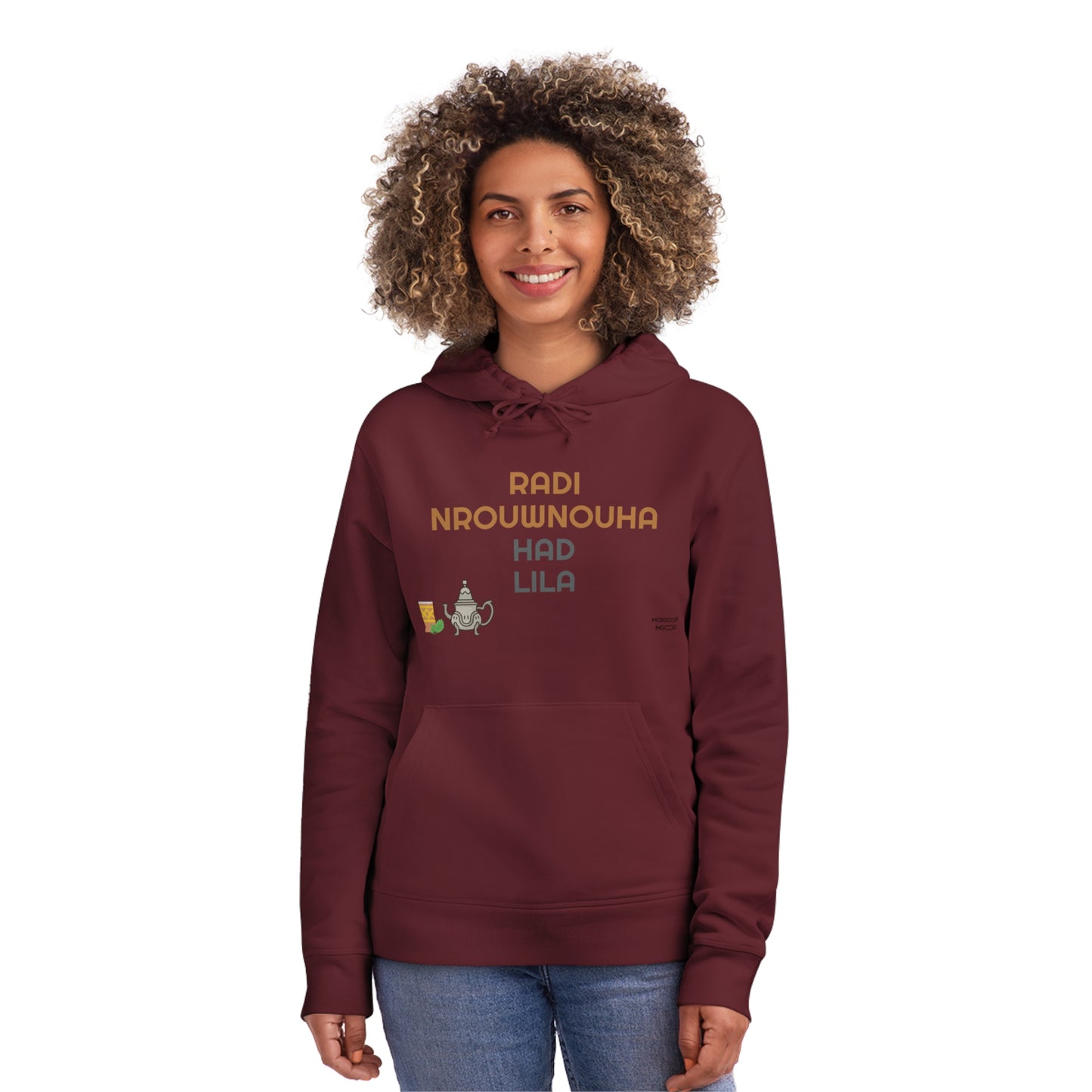 🔥 Sweatshirt Unisexe "Moroccan Mood" Radi Nrouwnouha - Confort, Style et Bled Vibes 🇲🇦