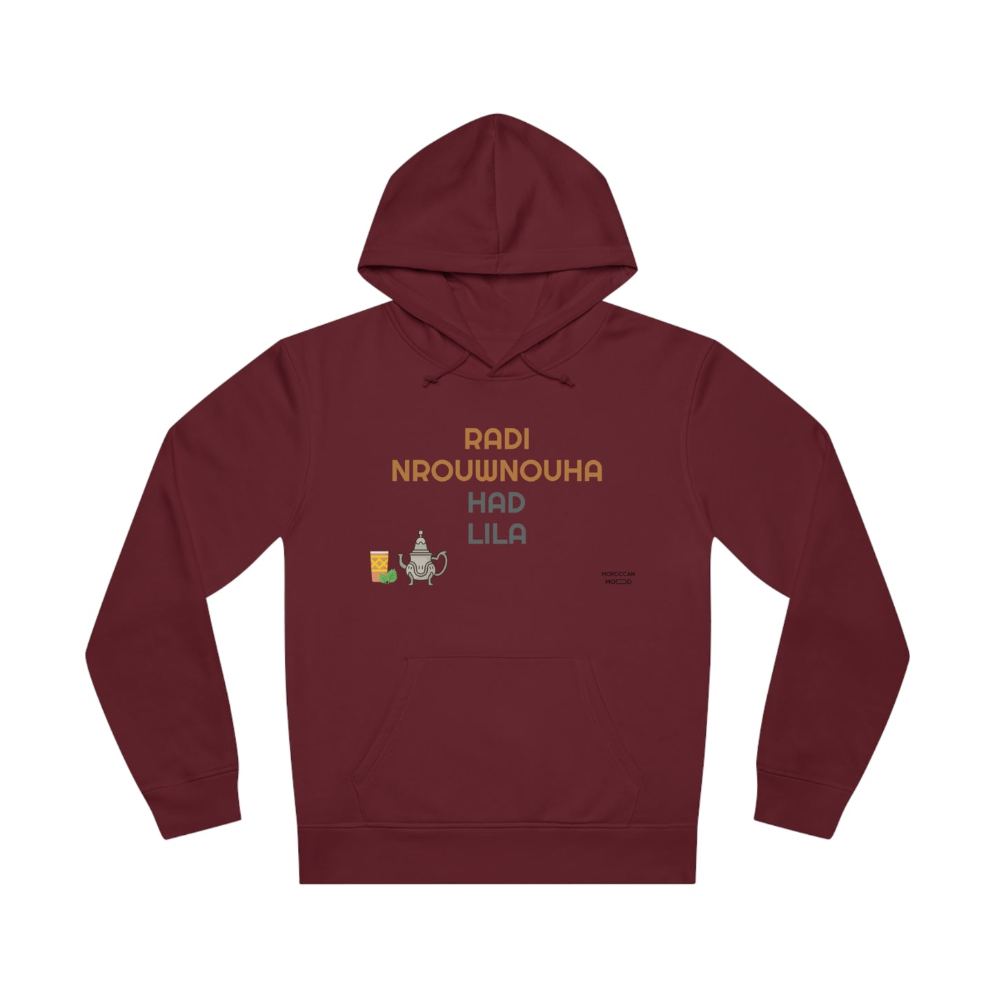 🔥 Sweatshirt Unisexe "Moroccan Mood" Radi Nrouwnouha - Confort, Style et Bled Vibes 🇲🇦